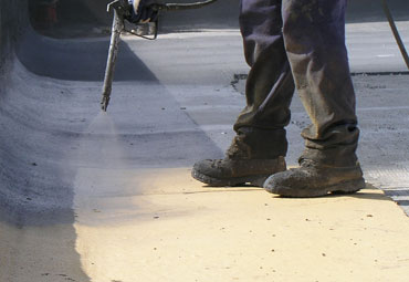 coating systems over Langley spray foam roof systems